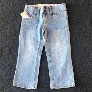 Mossimo Supply Co Girls Denim Skinny Crop Jeans With Adjustable Waist Size 10